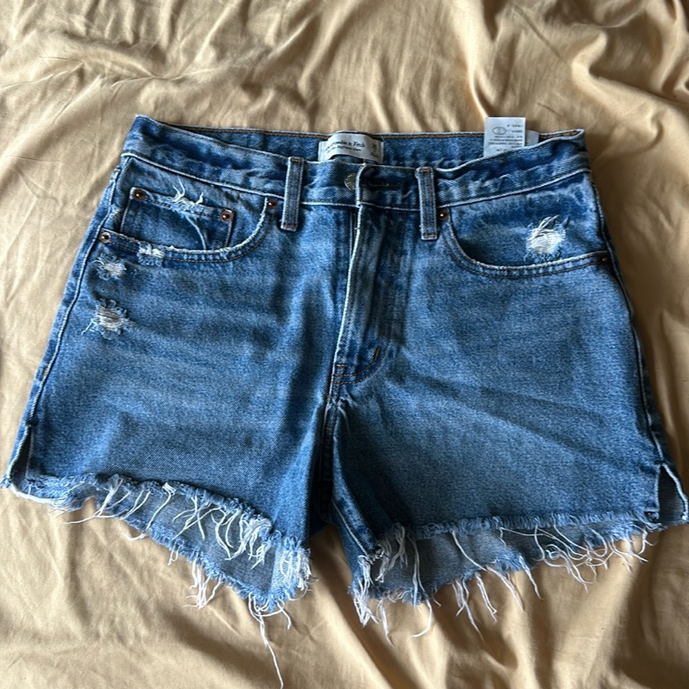 Denim shorts